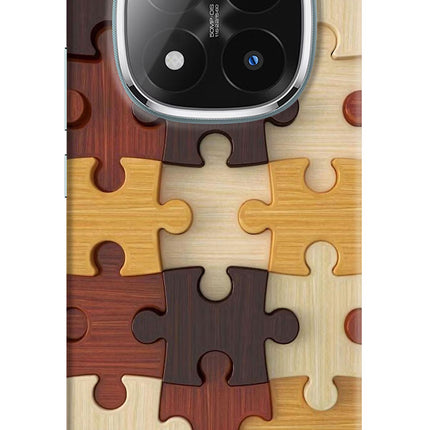 Wooden Puzzle Redmi Note 14 Pro Plus 5G Hard Case Back Cover by Casekaro