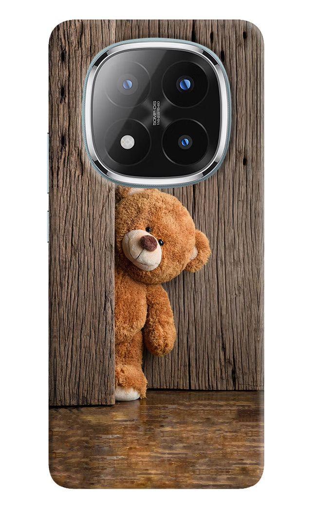 Teddy Wooden Redmi Note 14 Pro Plus 5G Hard Case Back Cover by Casekaro