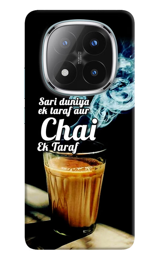 Chai Ek Taraf Quote Redmi Note 14 Pro Plus 5G Back Cover
