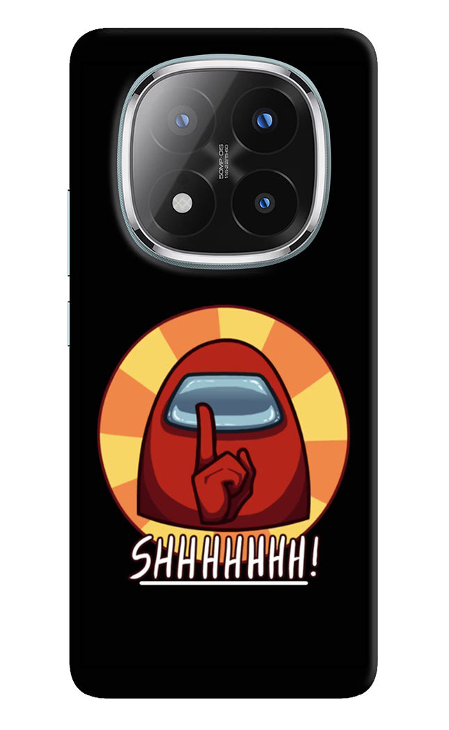 Among Us Shhh! Redmi Note 14 Pro Plus 5G Hard Case Back Cover by Casekaro