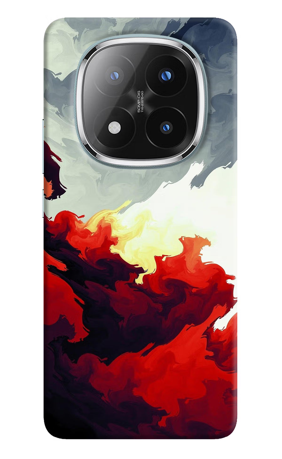 Fire Cloud Redmi Note 14 Pro Plus 5G Back Cover, Hard case