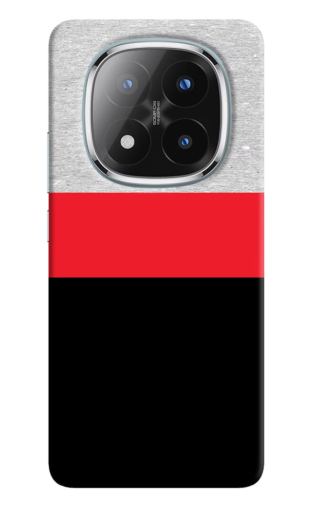 Tri Color Pattern Redmi Note 14 Pro Plus 5G Hard Case Back Cover by Casekaro