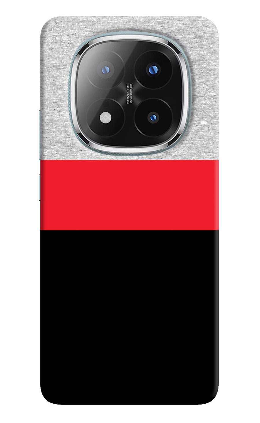 Tri Color Pattern Redmi Note 14 Pro Plus 5G Back Cover, Hard case