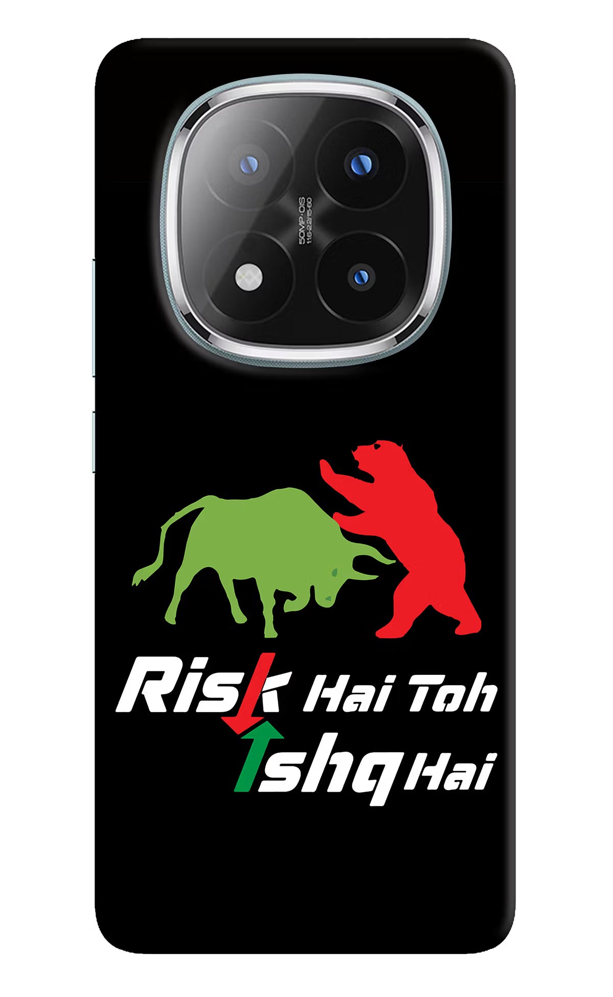 Risk Hai Toh Ishq Hai Redmi Note 14 Pro Plus 5G Back Cover
