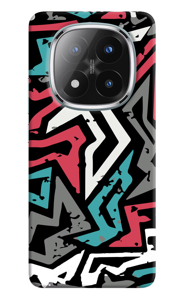 Geometric Graffiti Redmi Note 14 Pro Plus 5G Hard Case Back Cover by Casekaro