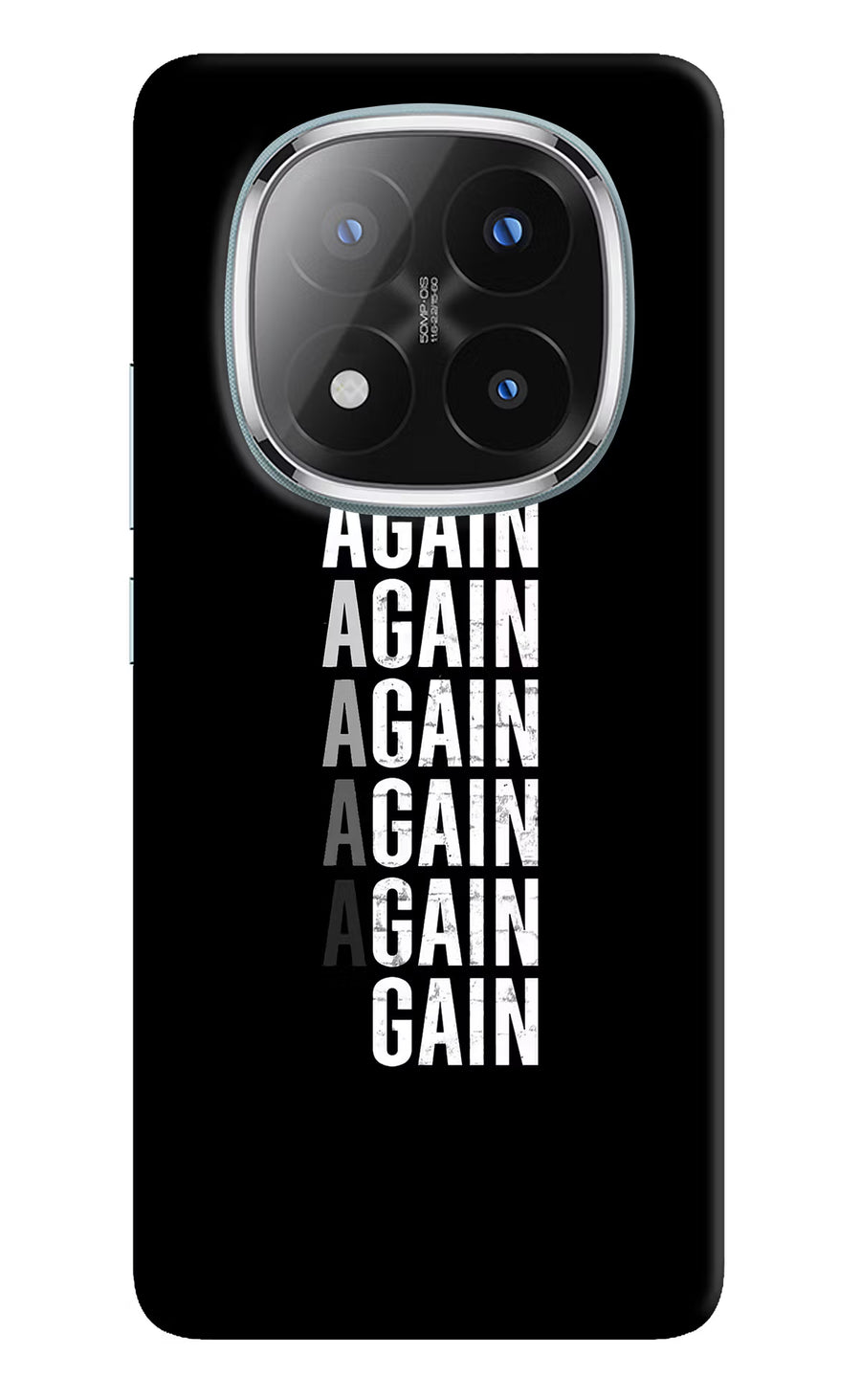 Again Again Gain Redmi Note 14 Pro Plus 5G Back Cover, Hard case