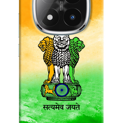 Satyamev Jayate Flag Redmi Note 14 Pro Plus 5G Hard Case Back Cover by Casekaro