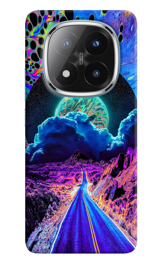 Psychedelic Painting Redmi Note 14 Pro Plus 5G Back Cover