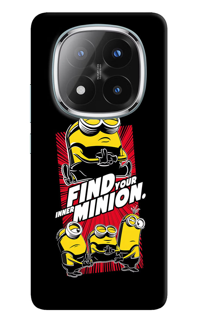 Find your inner Minion Redmi Note 14 Pro Plus 5G Hard Case Back Cover by Casekaro