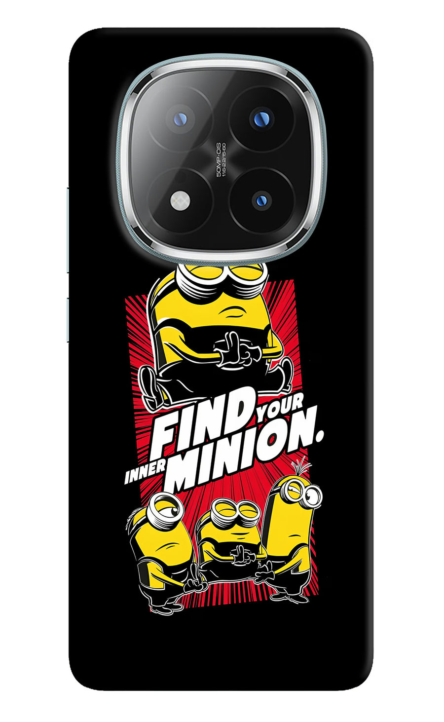 Find your inner Minion Redmi Note 14 Pro Plus 5G Back Cover, Hard case