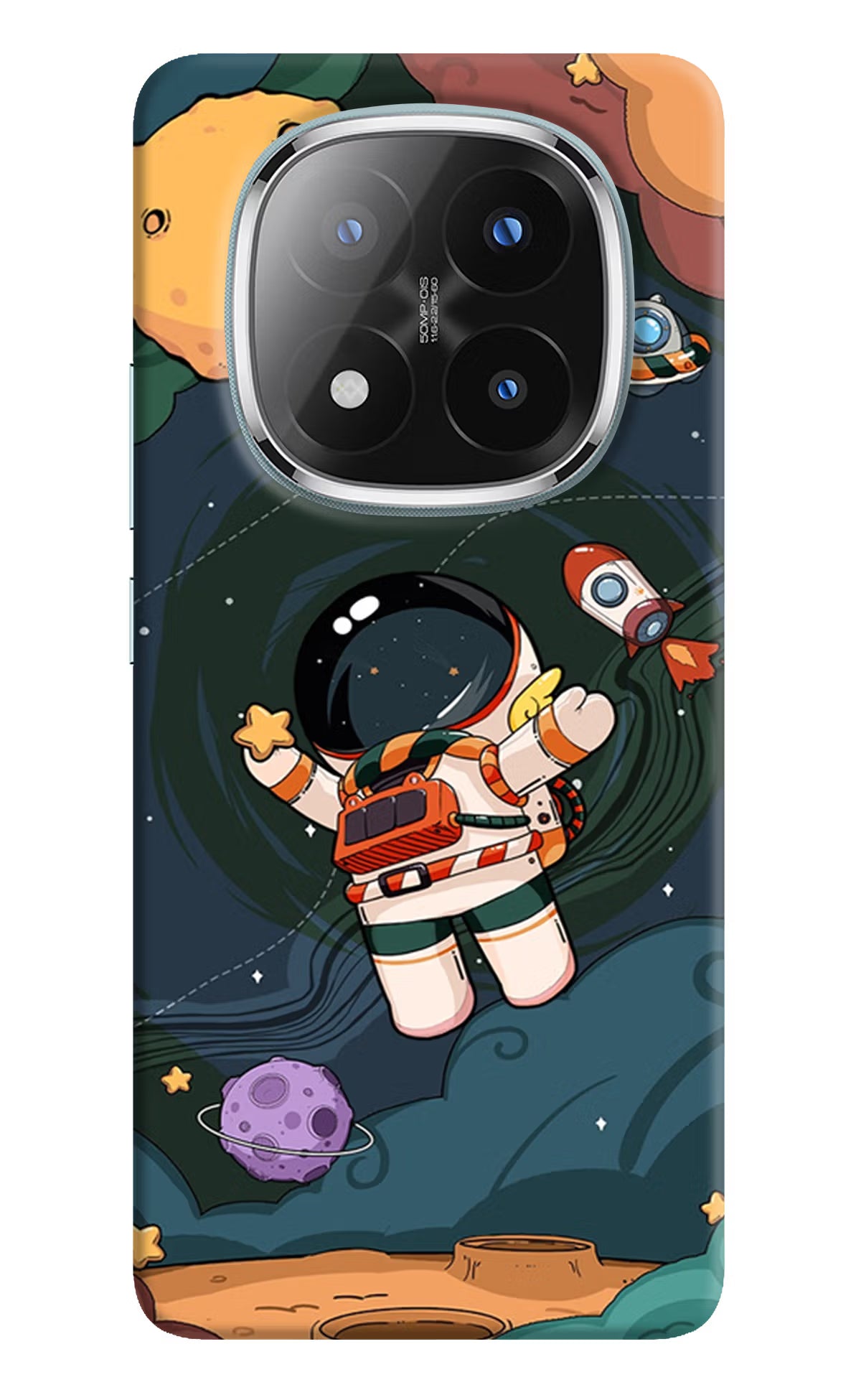 Cartoon Astronaut Redmi Note 14 Pro Plus 5G Back Cover