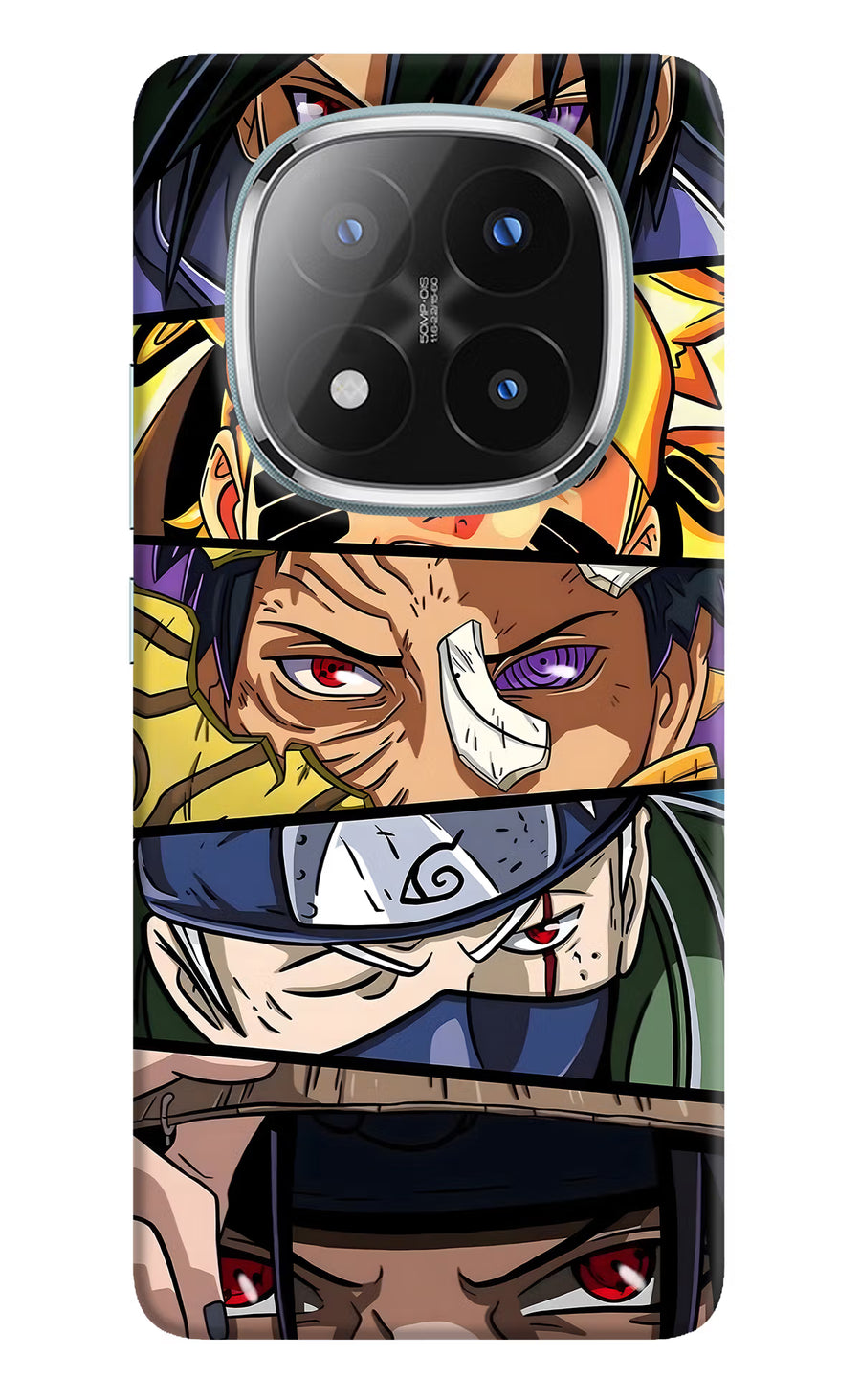 Naruto Character Redmi Note 14 Pro Plus 5G Back Cover, Hard case