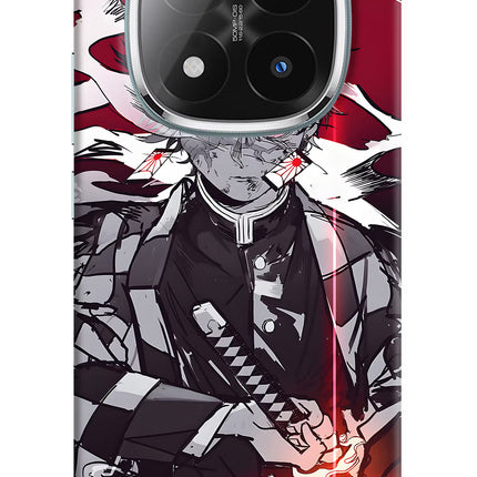 Demon Slayer Redmi Note 14 Pro Plus 5G Hard Case Back Cover by Casekaro