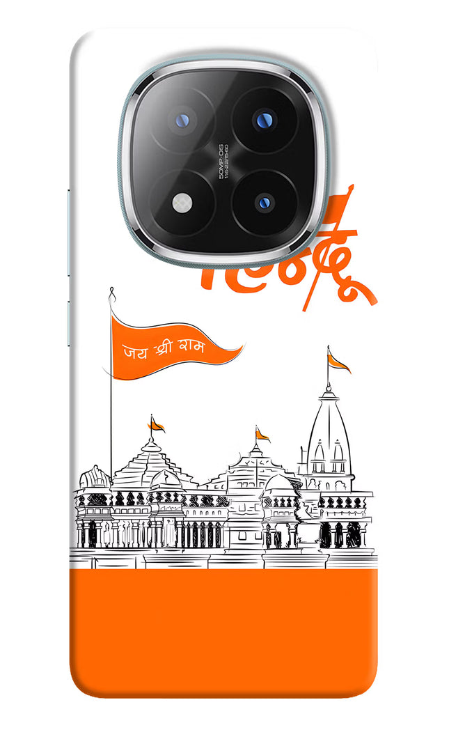 Jai Shree Ram Hindu Redmi Note 14 Pro Plus 5G Hard Case Back Cover by Casekaro