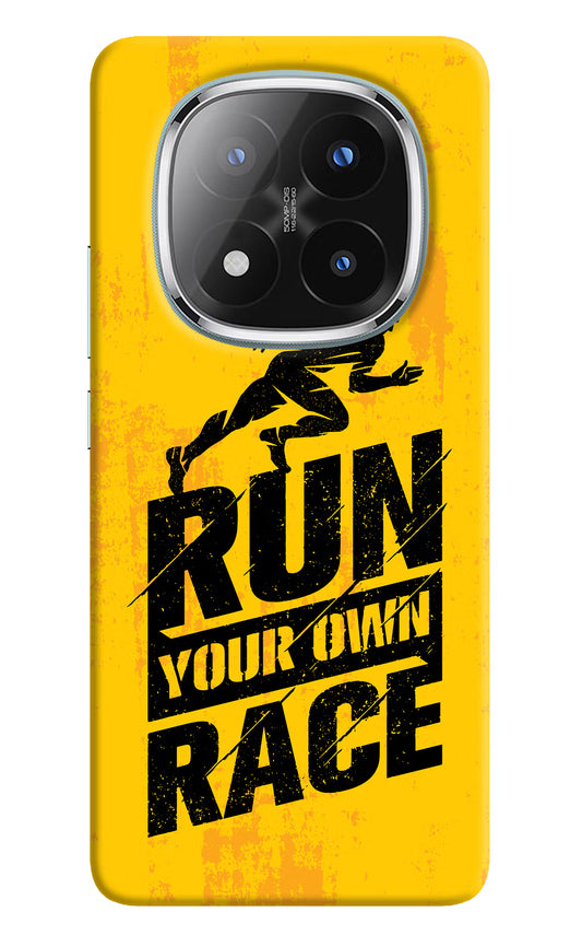 Run Your Own Race Redmi Note 14 Pro Plus 5G Back Cover