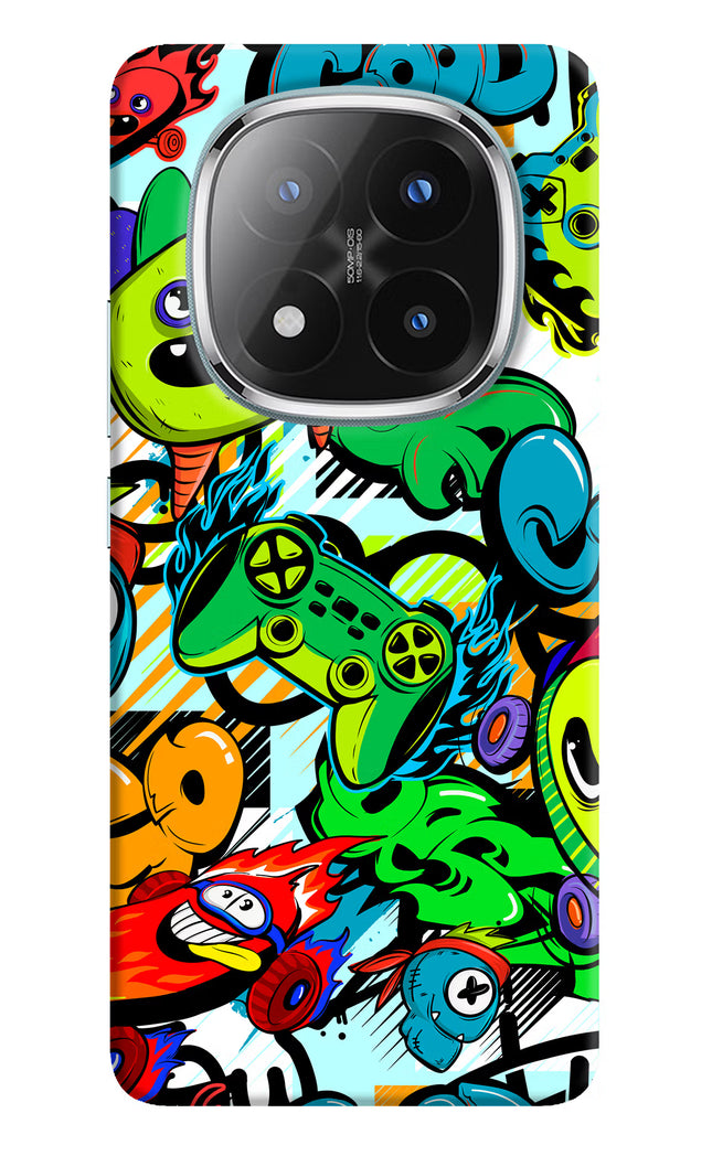 Game Doodle Redmi Note 14 Pro Plus 5G Hard Case Back Cover by Casekaro