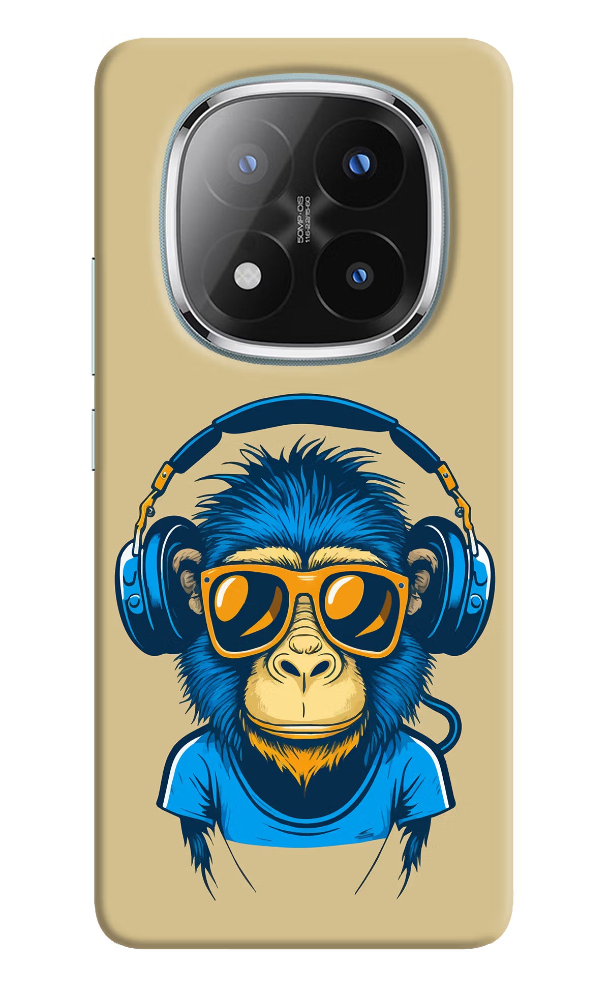 Monkey Headphone Redmi Note 14 Pro Plus 5G Back Cover