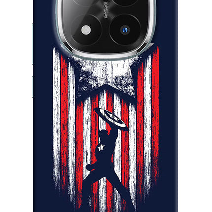 Captain America Marvel Art Redmi Note 14 Pro Plus 5G Hard Case Back Cover by Casekaro