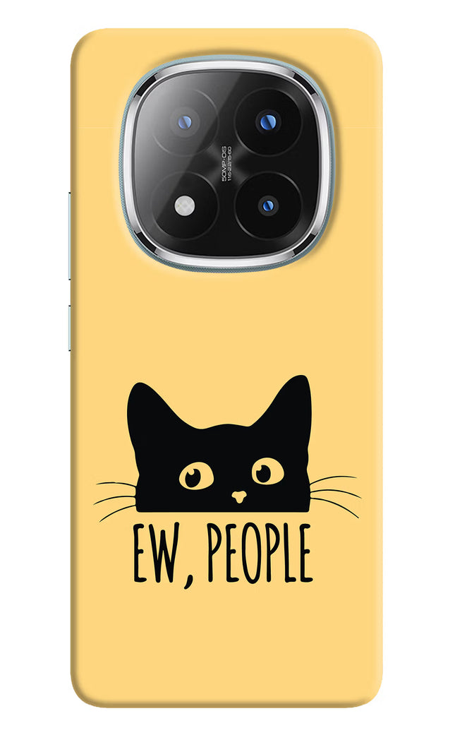 Ew People Catitude Redmi Note 14 Pro Plus 5G Hard Case Back Cover by Casekaro