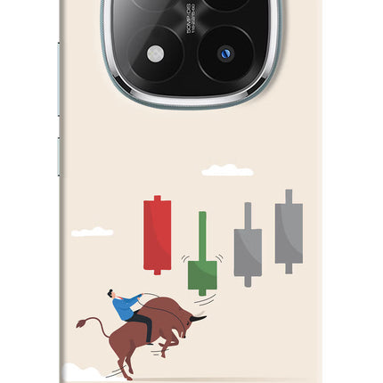 Bull Trading Momentum Redmi Note 14 Pro Plus 5G Hard Case Back Cover by Casekaro