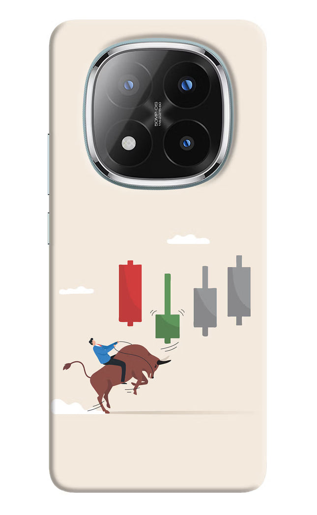 Bull Trading Momentum Redmi Note 14 Pro Plus 5G Hard Case Back Cover by Casekaro