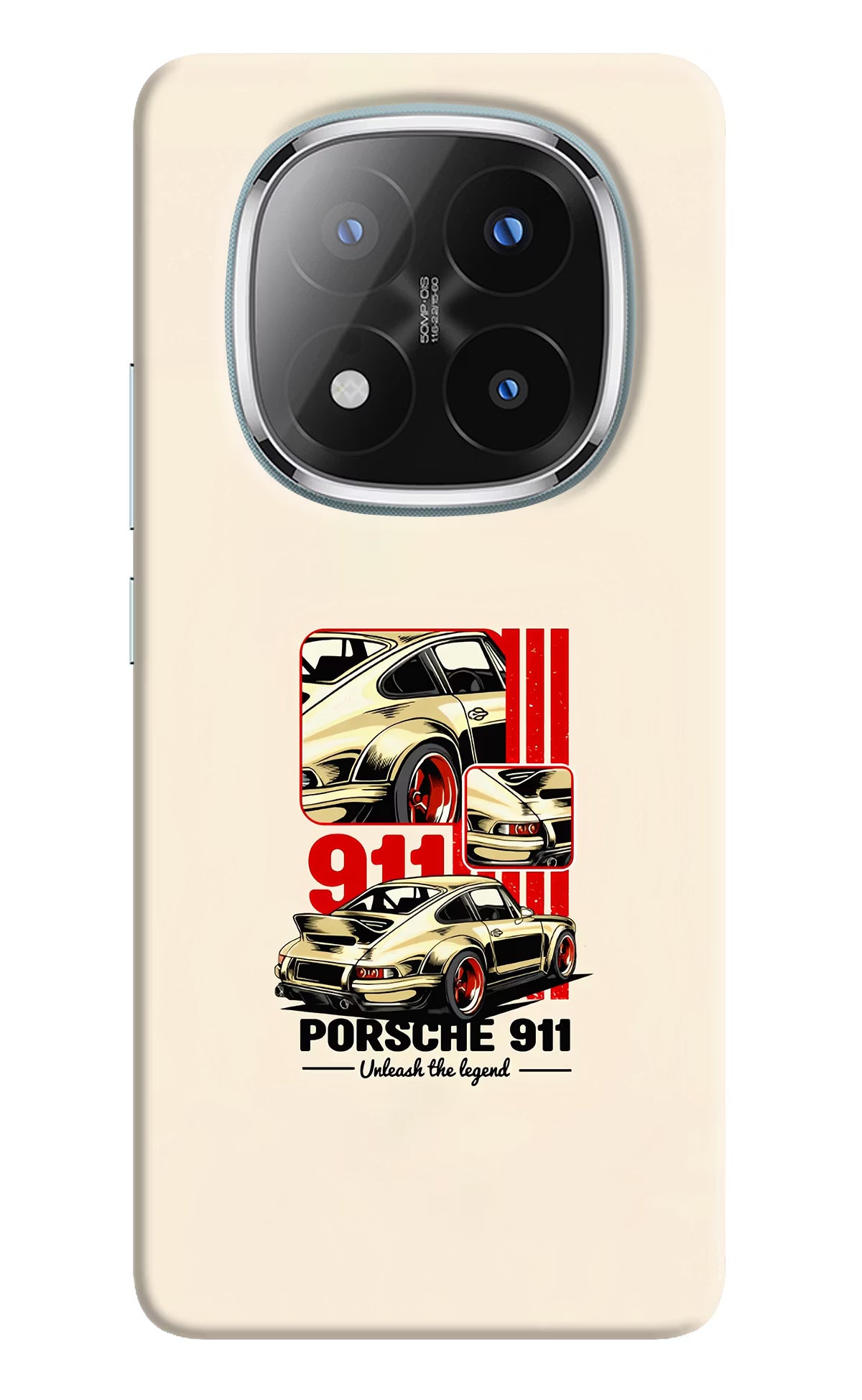 Classic Porsche 911 Redmi Note 14 Pro Plus 5G Back Cover