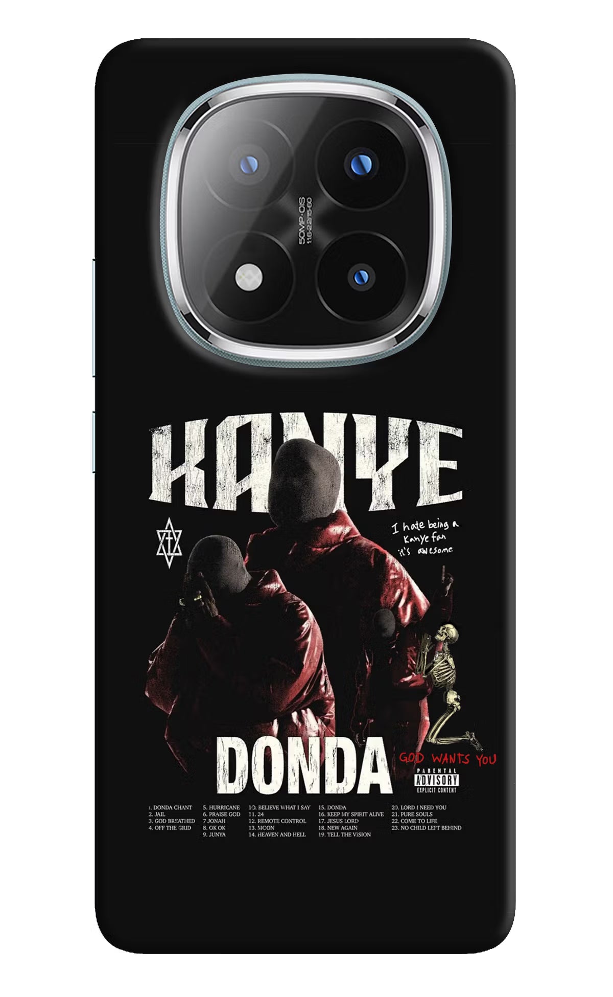 Donda Kanye West Redmi Note 14 Pro Plus 5G Back Cover