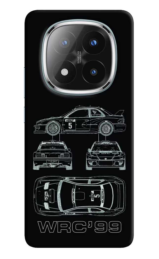 WRC'99 Redmi Note 14 Pro Plus 5G Hard Case Back Cover by Casekaro