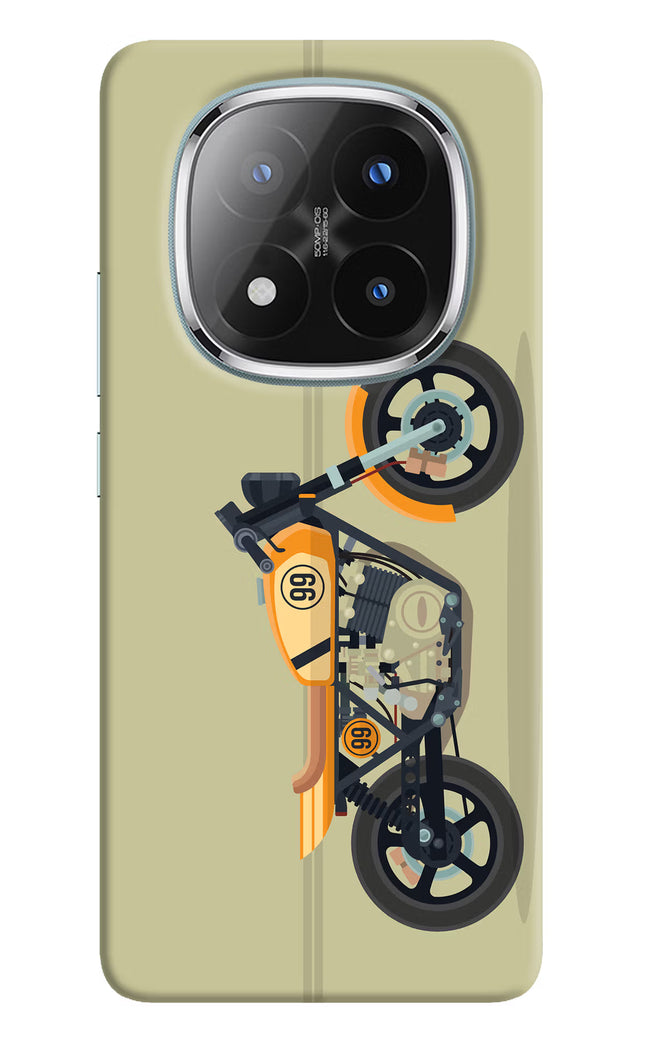 Vertical Speedster Redmi Note 14 Pro Plus 5G Hard Case Back Cover by Casekaro