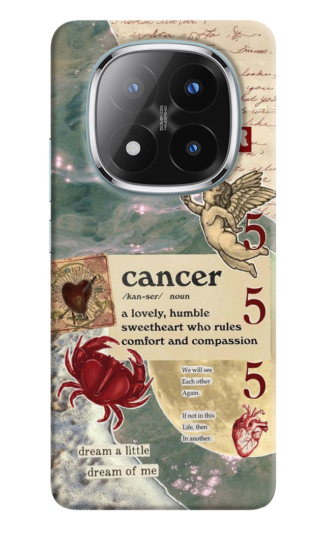 Cancer Zodiac Redmi Note 14 Pro Plus 5G Hard Case Back Cover by Casekaro