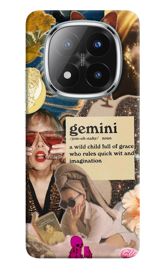 Gemini Zodiac Redmi Note 14 Pro Plus 5G Hard Case Back Cover by Casekaro