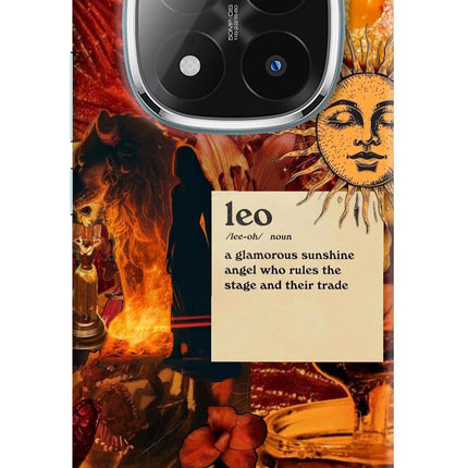 Leo Zodiac Redmi Note 14 Pro Plus 5G Hard Case Back Cover by Casekaro