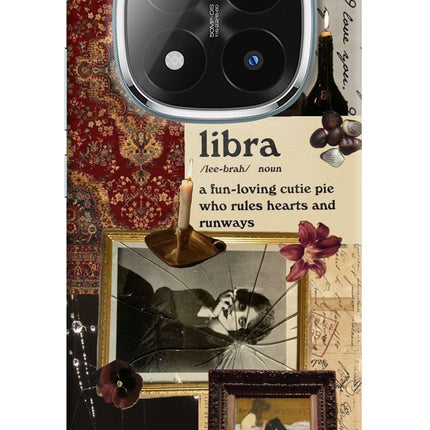 Libra Zodiac Redmi Note 14 Pro Plus 5G Hard Case Back Cover by Casekaro