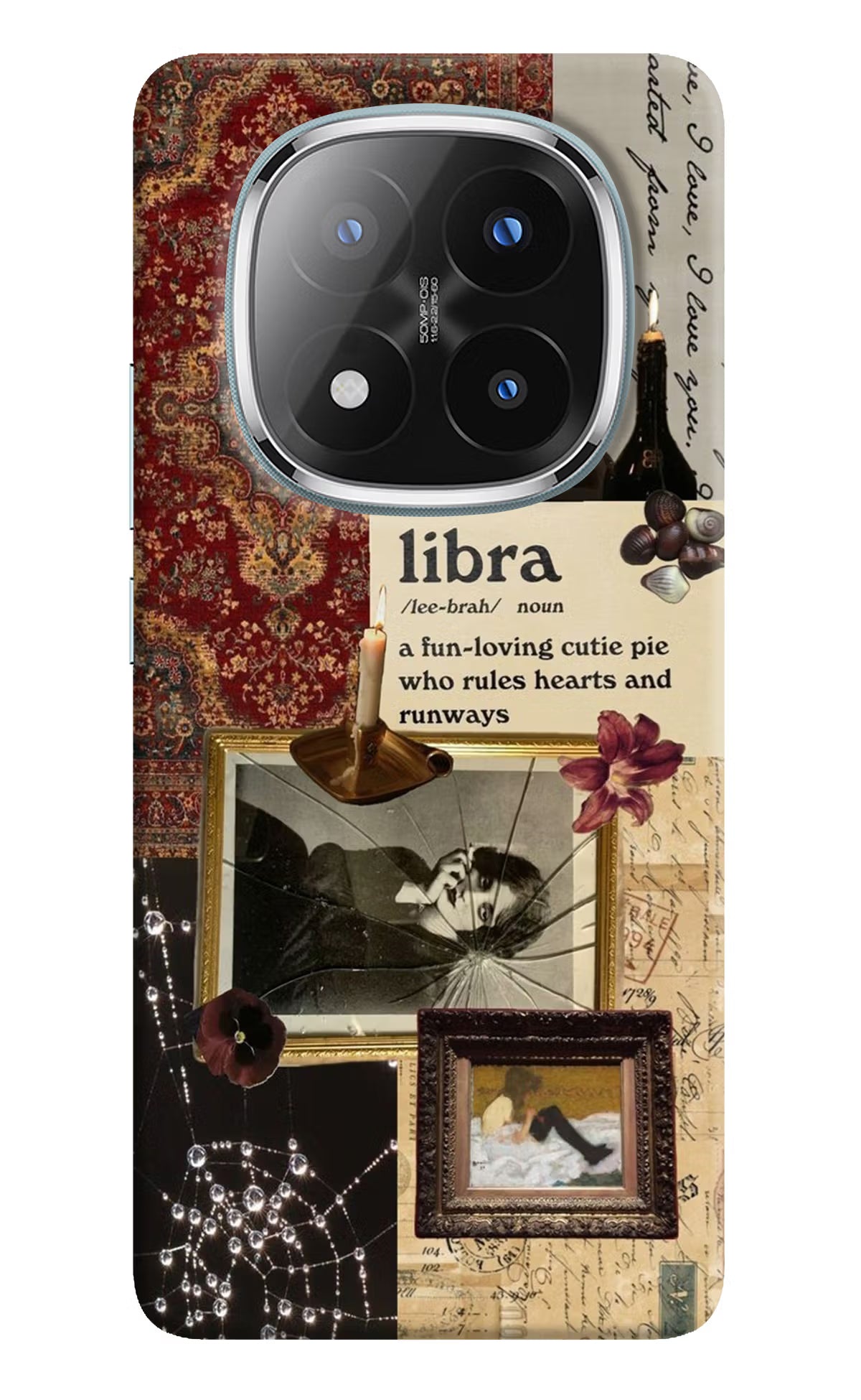Libra Zodiac Redmi Note 14 Pro Plus 5G Hard Case Back Cover by Casekaro