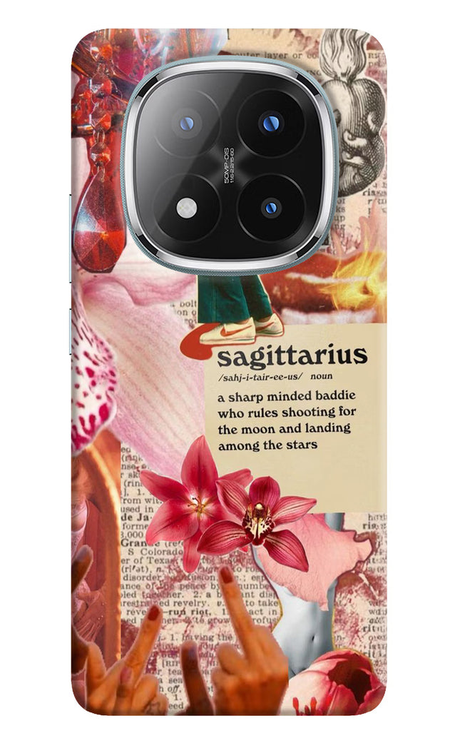 Sagittarius Zodiac Redmi Note 14 Pro Plus 5G Hard Case Back Cover by Casekaro
