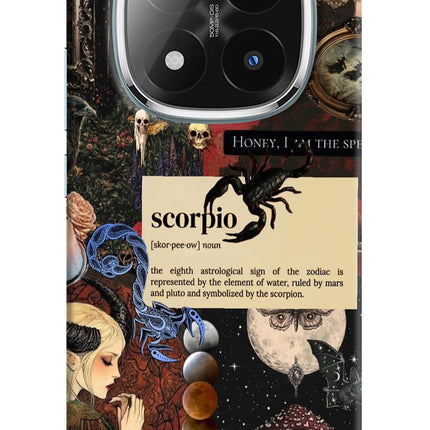 Scorpio Zodiac Redmi Note 14 Pro Plus 5G Hard Case Back Cover by Casekaro