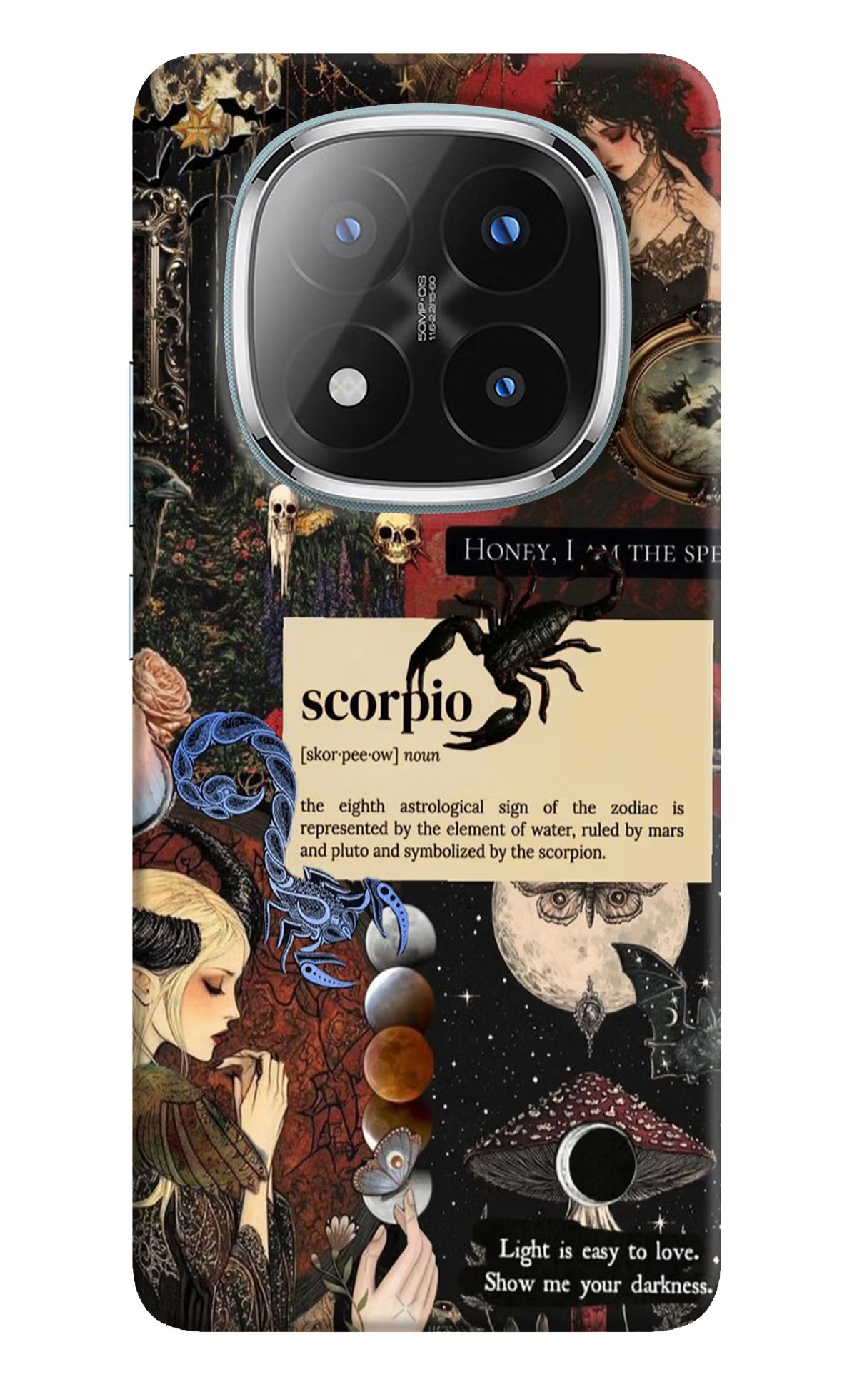 Scorpio Zodiac Redmi Note 14 Pro Plus 5G Hard Case Back Cover by Casekaro
