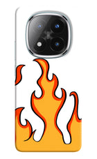 Fired Up – White Redmi Note 14 Pro Plus 5G Hard Case Back Cover by Casekaro