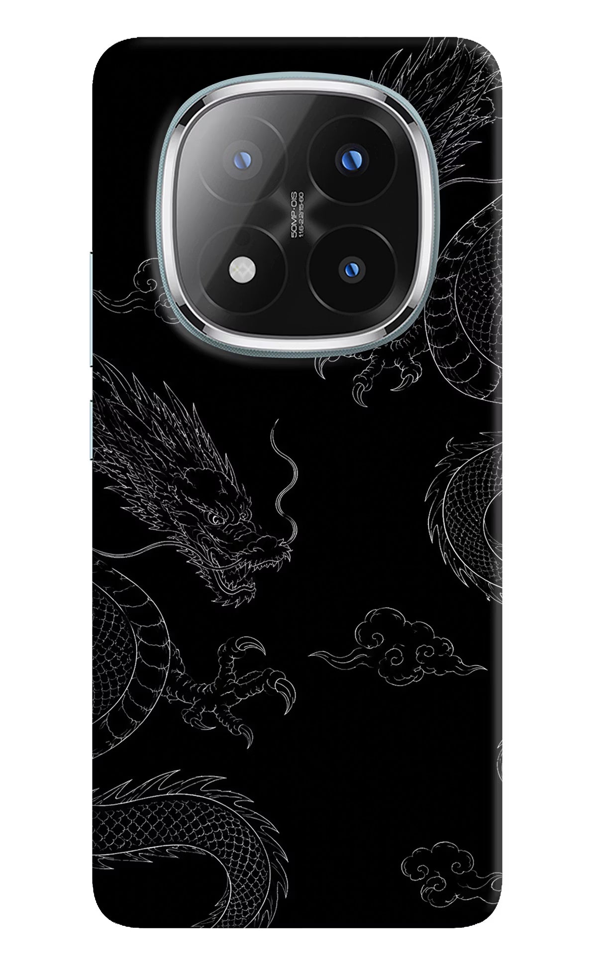 Twin Dragons Redmi Note 14 Pro Plus 5G Hard Case Back Cover by Casekaro