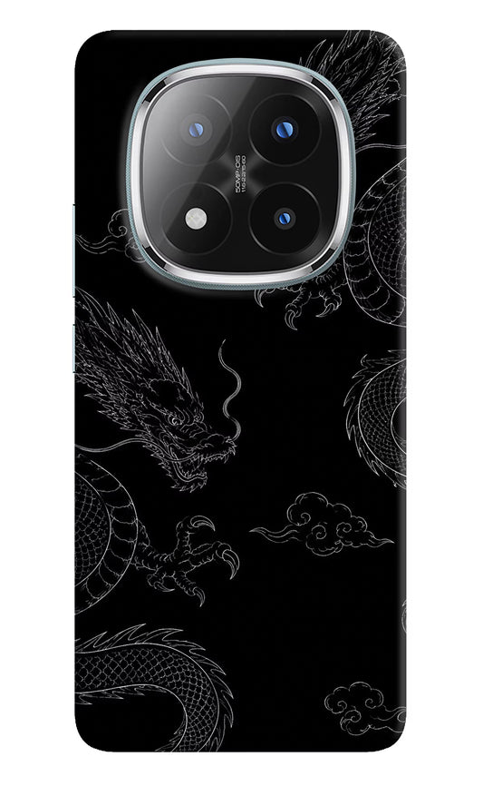 Twin Dragons Redmi Note 14 Pro Plus 5G Hard Case Back Cover by Casekaro