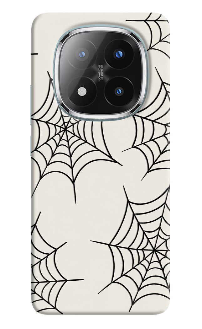 Spider Web Redmi Note 14 Pro Plus 5G Hard Case Back Cover by Casekaro