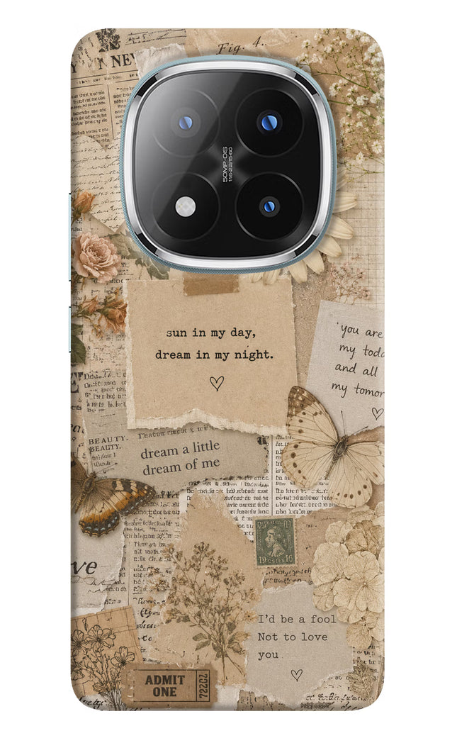 Vintage case Redmi Note 14 Pro Plus 5G Hard Case Back Cover by Casekaro