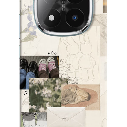 Soft Aesthetic Redmi Note 14 Pro Plus 5G Hard Case Back Cover by Casekaro