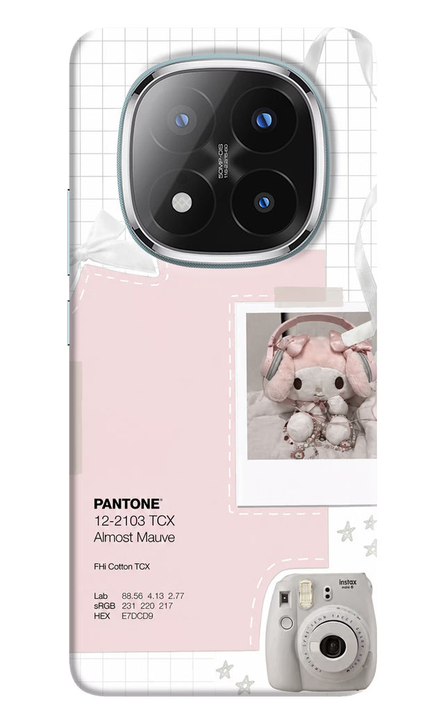 Pantone Asthetic Redmi Note 14 Pro Plus 5G Hard Case Back Cover by Casekaro