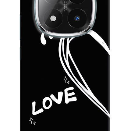 Love Line Redmi Note 14 Pro Plus 5G Hard Case Back Cover by Casekaro