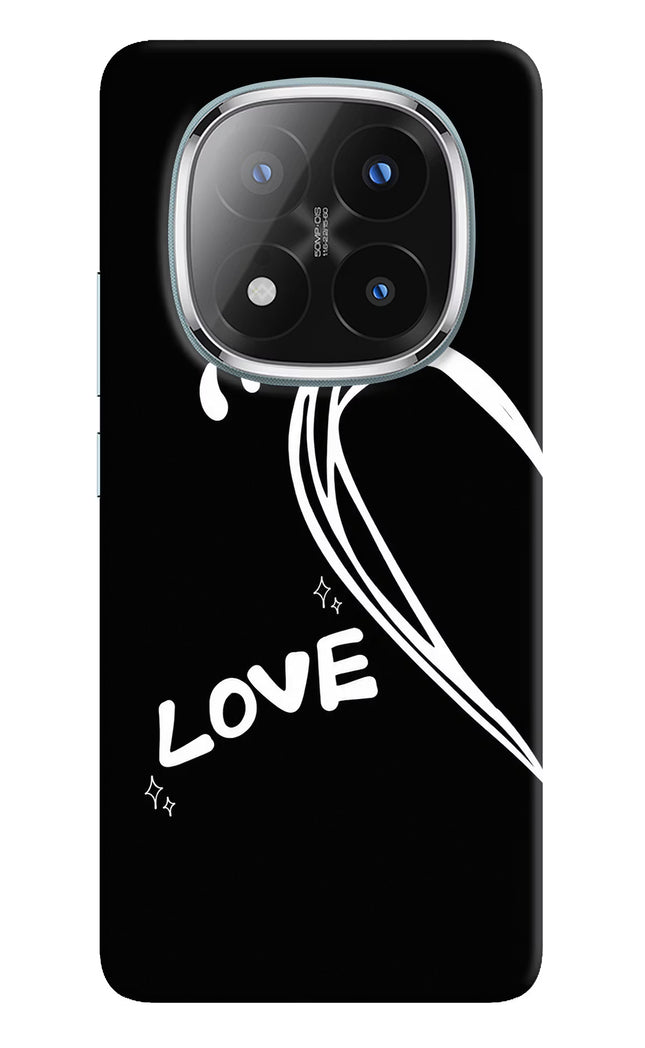 Love Line Redmi Note 14 Pro Plus 5G Hard Case Back Cover by Casekaro