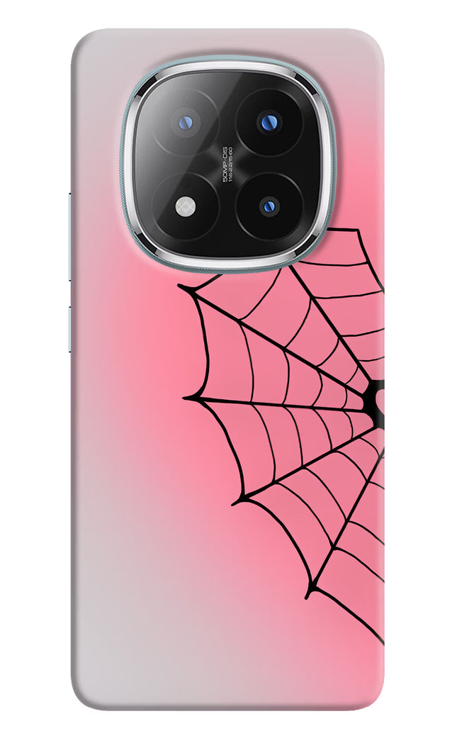 Pink Web Redmi Note 14 Pro Plus 5G Hard Case Back Cover by Casekaro