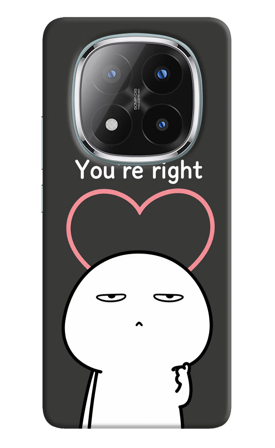 You're Right Redmi Note 14 Pro Plus 5G Back Cover, Hard case