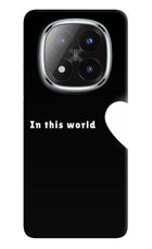 This World Redmi Note 14 Pro Plus 5G Hard Case Back Cover by Casekaro