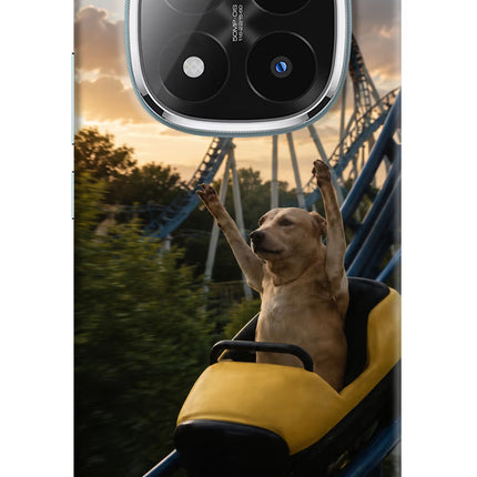 Rollercoaster Dog Redmi Note 14 Pro Plus 5G Hard Case Back Cover by Casekaro